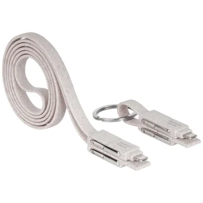 Mars Gaming MCA-ECO Pack 2 ECO 50W USB-Ladekabel 1 m + USB-C/USB/MicroUSB/Lightning-Schlüsselanhängerkabel
