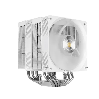 Kühllösung Luft Mars Gaming Sockel Intel LGA 1851/AM5 Dual Tower MCPU-X26PRO Weiß 2x120mm 6 Heatpipes