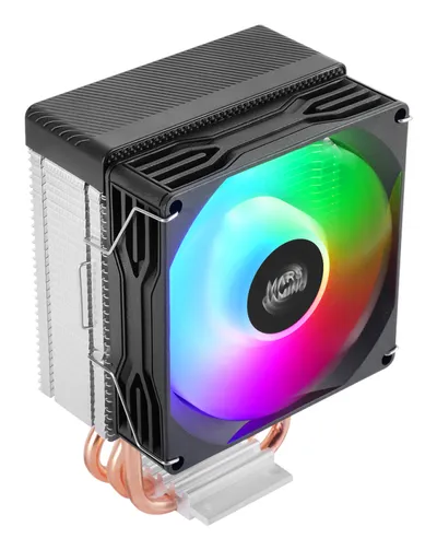 Mars Gaming Mcpu-x3 CPU-Kühler 190W 3x Heatpipes Lüfter PWM FDB FRGB SFF/Mini-ITX Schwarz