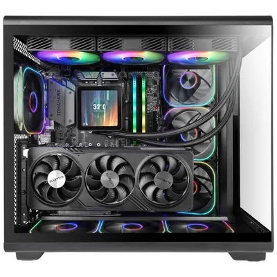 ATX Gehaeuse Mars Gaming MC-REVPRO LCD 4,3 ARGB