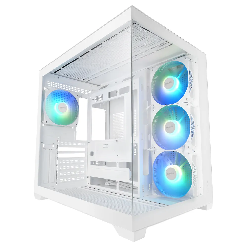 ATX Tower Mars Gaming MCV5 Weiß Glas Panoramic 4x ARGB Lüfter