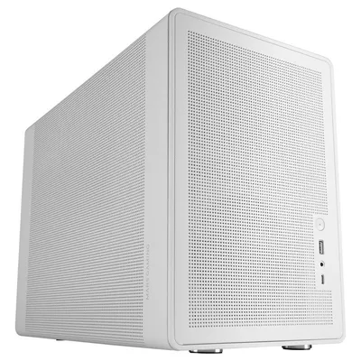 Mars Gaming Mc-xpro MicroATX Mini-Tower mit 120-mm-Lüfter, PSU ATX- und SFX-Kompatibilität, USB-C, Weiß