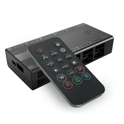 Mars Gaming MF-HUB 10xPWM 10xARGB Fernbedienung ARGB-Synchronisierungs-Hub