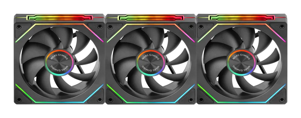 Zusatzlüfter MF-LINKFINITYKIT2 120mm 800-1800RPM ARGB Infinity Mirror mit PWM-Steuerung