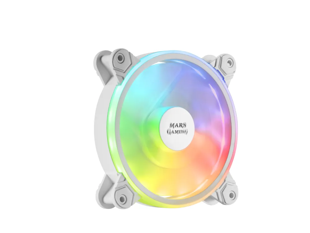 Mars Gaming MFX Dual 120mm ARGB Lüfter Weiß