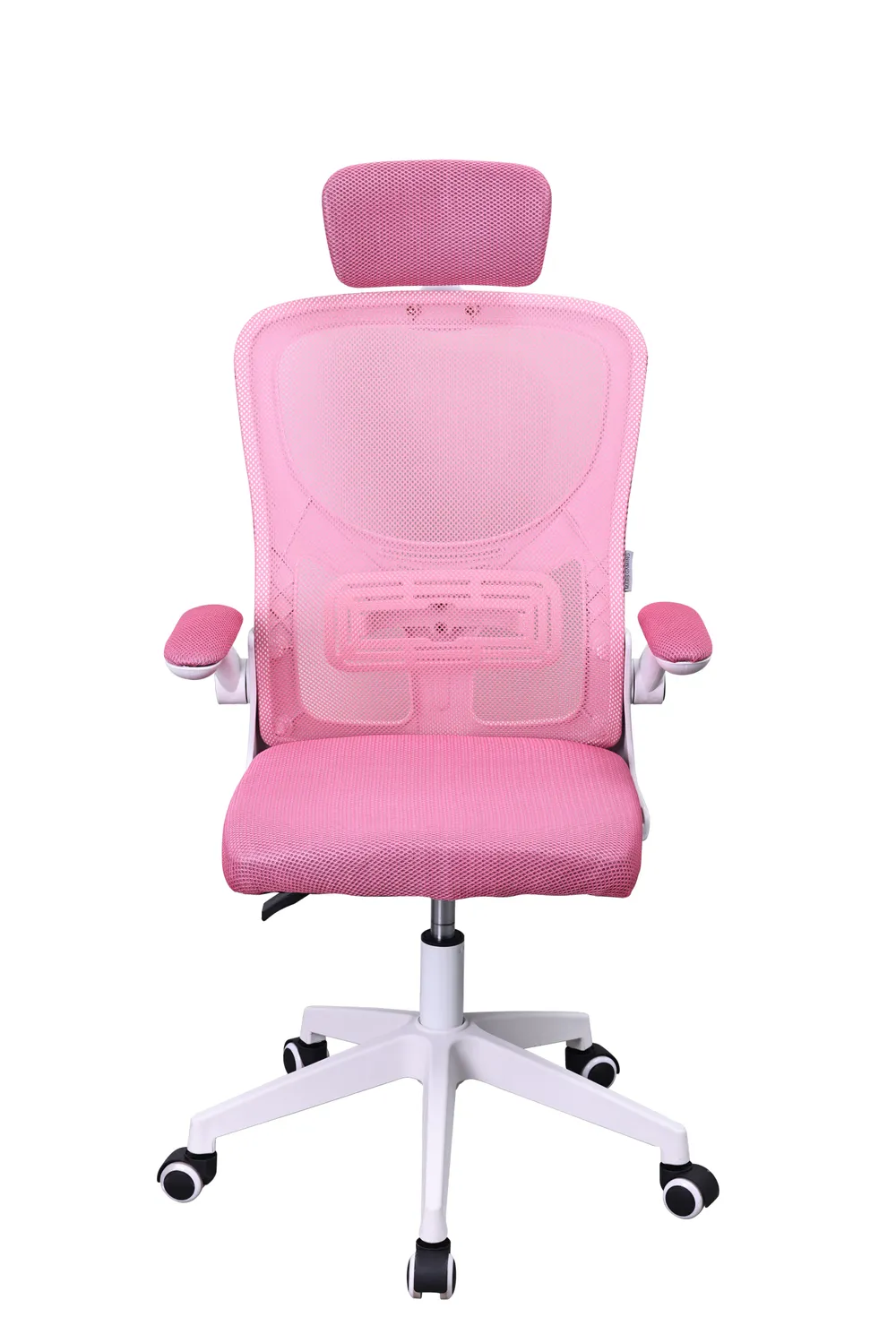 Mars Gaming Mgc-ergoplus Ergonomischer Stuhl, Lordosenstütze, atmungsaktives Netzgewebe, Höhe 115 – 125 cm, Rosa