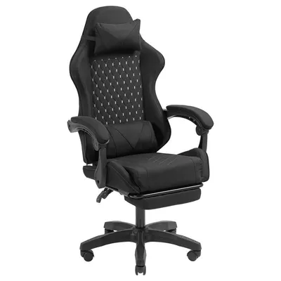 Mars Gaming MGC-X Gaming-Stuhl aus Stoff, verstellbare Rückenlehne und Fußstütze, 120 kg, 4 Farben
