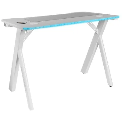 Mars Gaming MGD100RGB Weißer Gaming-Tisch