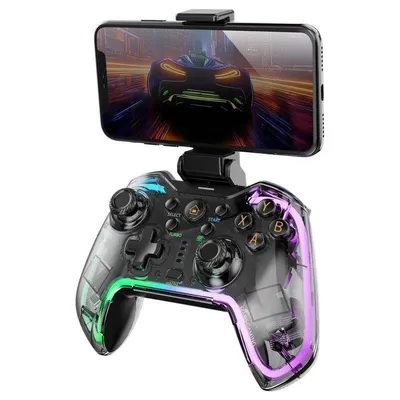 Gamepad Mars Gaming MGP-BT2 Bluetooth 5.0 RGB Neon mit Smartphone-Halterung