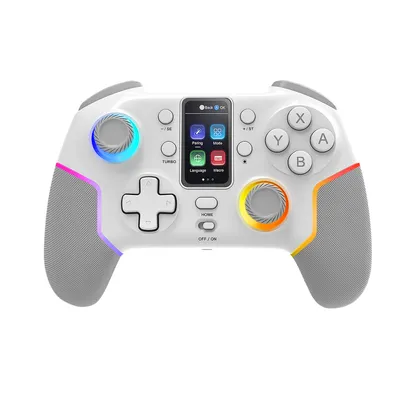 Mars Gaming MGP-V3 Kabelloses Bluetooth-Gamepad ARGB für Switch/Switch 2/PC/Android/iOS 13.0+ Weiß