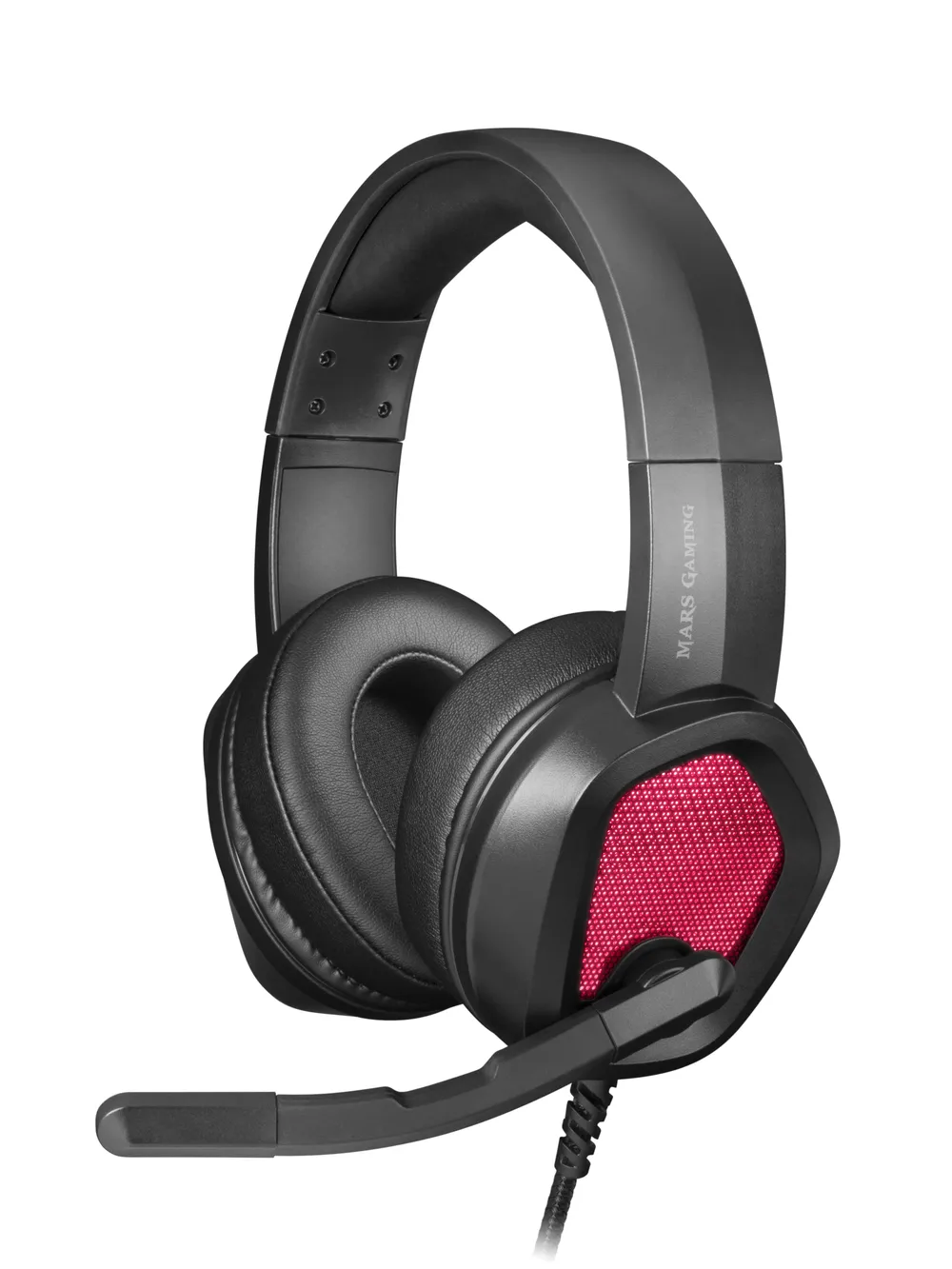 Mars Gaming MH320 Schwarzer RGB-Gaming-Kopfhörer