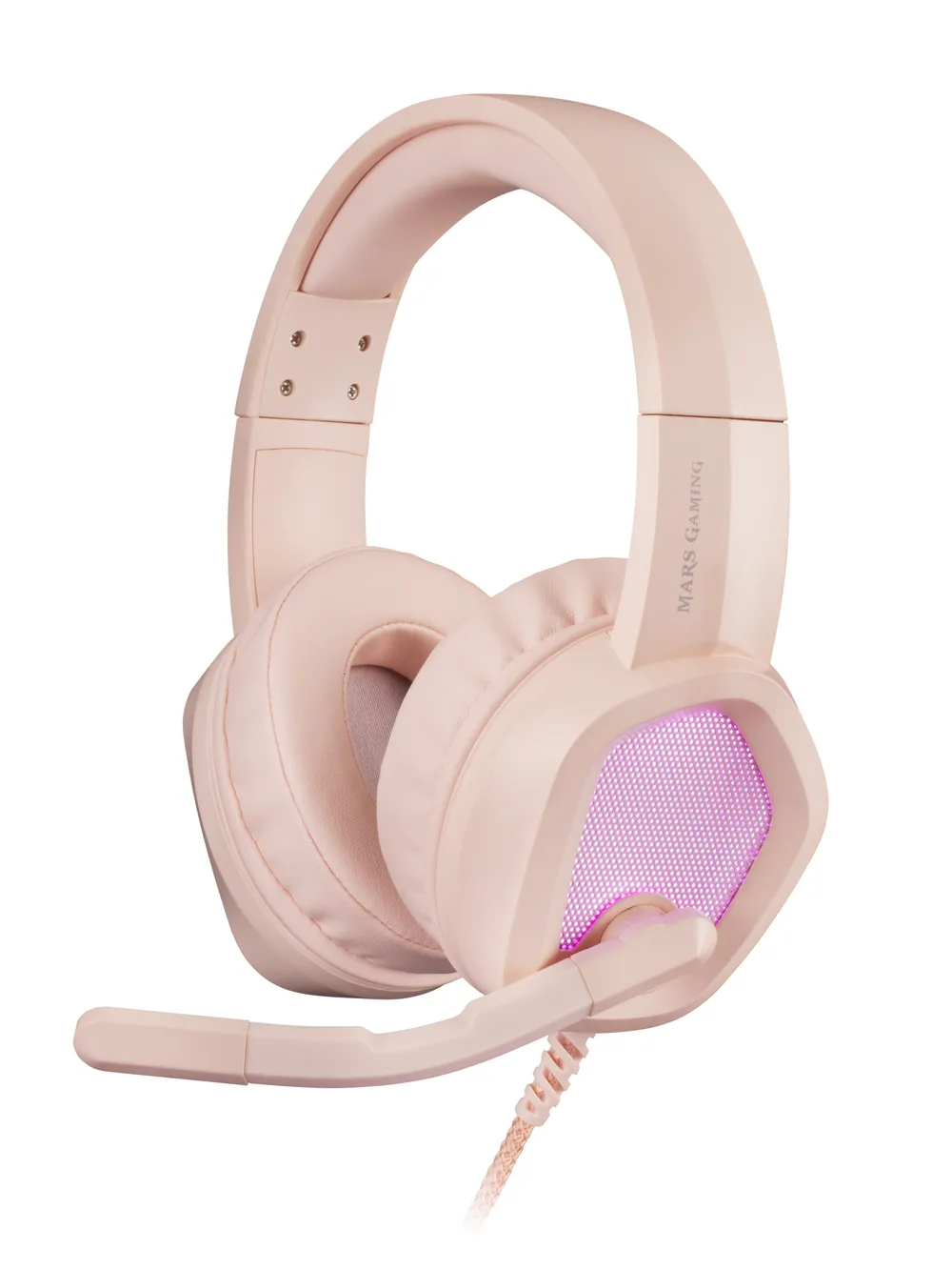 Mars Gaming MH320P RGB-Gaming-Kopfhörer Pink