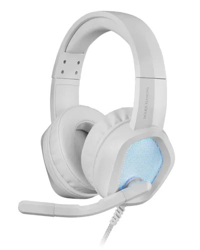 Mars Gaming MH320W RGB-Gaming-Kopfhörer Weiß