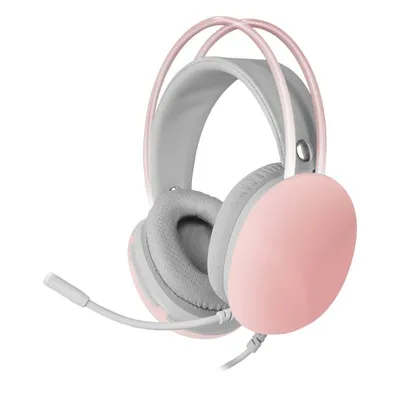 Mars Gaming MH-GLOW Gaming-Kopfhörer 360 Full Chroma RGB Pink