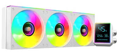Refrigeración Líquida Mars Gaming ML-LCDPRO360 360mm 3 Lüfter ARGB Weiß