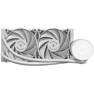 Refrigeración Líquida Mars Gaming ML-PRO240 370mm 2 Lüfter Weiß