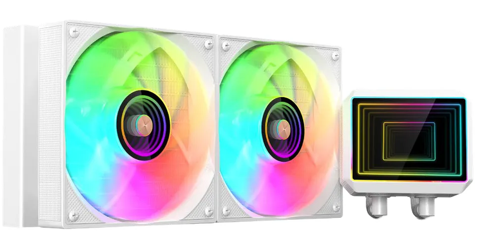 Flüssigkeitskühlung Mars Gaming ML-TWO240 278mm 2 Lüfter ARGB Weiß