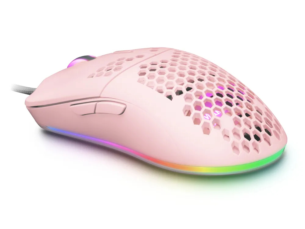 Mars Gaming MMAXP Gaming-Maus 12400DPI Pink