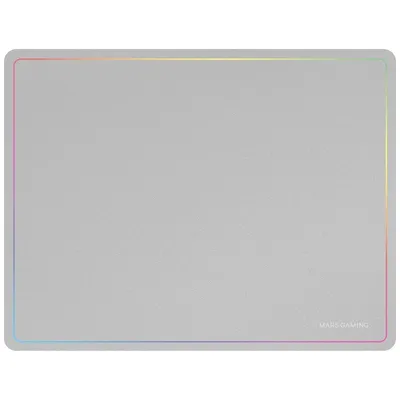Marsgaming Mmp124 Gaming-Matte, 360 x 260 mm, Regenbogen-Design, Naturkautschuk und weißes Nanotextil