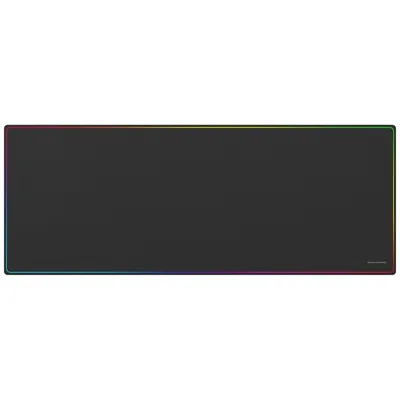 Mars Gaming mmp224 Gaming-Mauspad XXL 88x33cm Regenbogendesign Naturkautschuk und Nanotextil schwarz