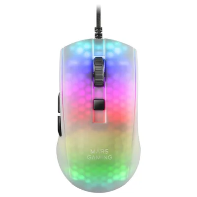 Mars Gaming MMRW RGB Chroma Gaming-Maus 12800 DPI Weiß