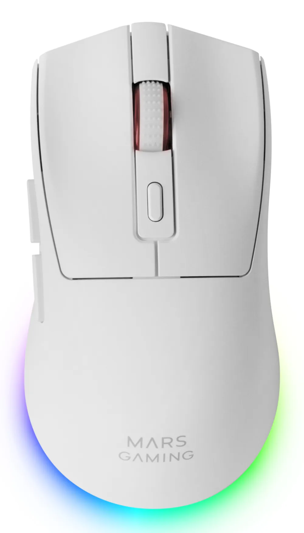 Mars Gaming MM-T3 Kabellose Maus RGB Optisch Bluetooth 5.0 14400 DPI Huano-Schalter Weiß