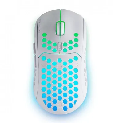 Mars Gaming MMW3 Kabellose Gaming-Maus RGB Flow 3200DPI Weiß