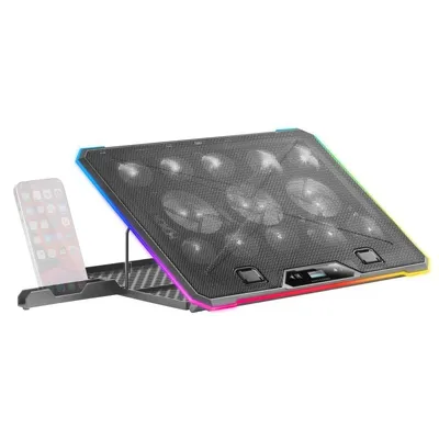 Mars Gaming MNBC13 Kühlbasis und ARGB-Ständer für Laptops bis 17 Zoll