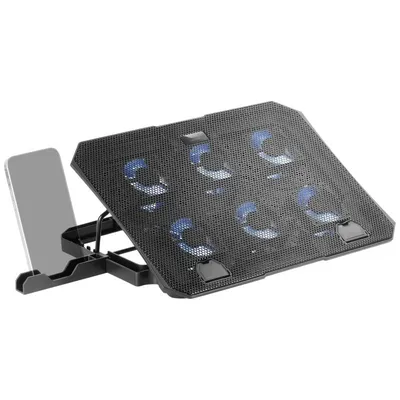 Mars Gaming MNBC23 Schwarzer Kühlsockel und Ständer für Laptops bis 16 Zoll