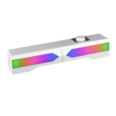 Mars Gaming MSDUOW Soundbar/Lautsprecher 2.0 RGB Bluetooth 15 W Weiß