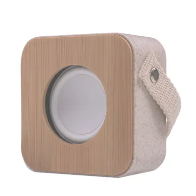 Mars Gaming MS-ECO Tragbarer Bluetooth 5.1-Lautsprecher Weizenstroh/Bambus