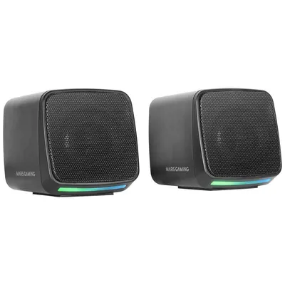 Mars Gaming MS-PRO RGB Flow Lautsprecher mit Steuerbox 10W Schwarz