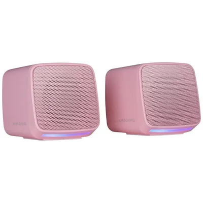 Mars Gaming MS-PRO RGB Flow Lautsprecher mit Steuerbox 10W rosa