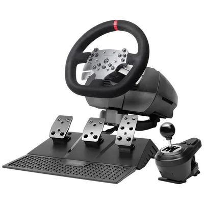 Mars Gaming MWH-RSX Simracing Lenkrad Force Feedback Dual Motor Set 3 Pedale Shifter