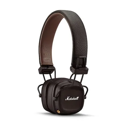 Marshall Major IV faltbarer Bluetooth-Kopfhörer mit 80h Akkulaufzeit braun