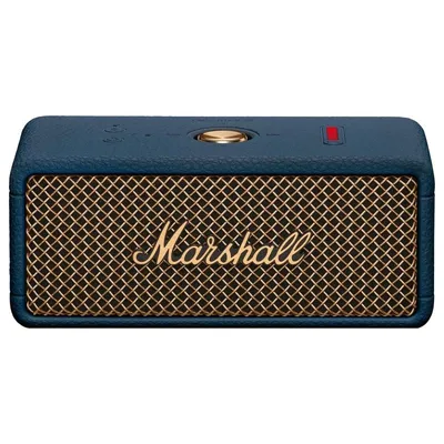 Lautsprecher Marshall Stereo Bluetooth 38W wasserfest Mikrofon integriert Blau