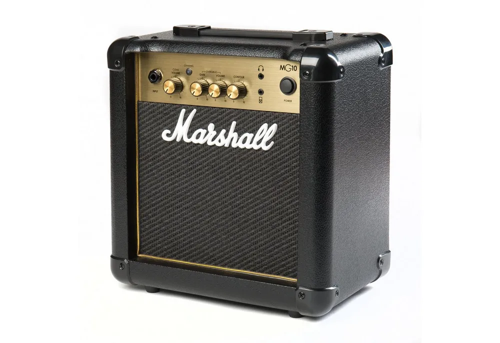 Marshall Verstärker (MG10G Black & Gold - Transistor Combo Verstärker für E-Gitarre)