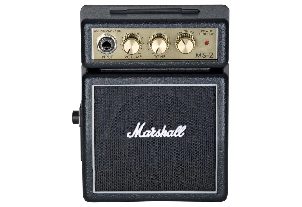 Marshall Verstärker (MS-2 Micro Amp Black - leichter Combo Verstärker für E-Gitarre)