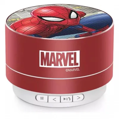 Marvel Kabelloser Lautsprecher Spider-Man 022 3W Rot
