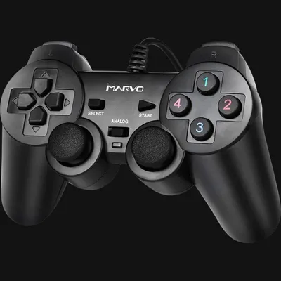 Gamepad Marvo GT-006 USB Kabelgebunden für PC Schwarz mit Turbo-Taste und Analogstick