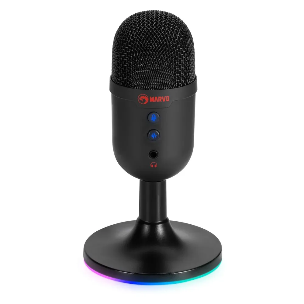 Marvo MIC-06 BK Kabelgebundenes Mikrofon
