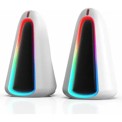 Lautsprecher Marvo PC USB und 3,5 mm Klinke 6 W mit RGB-Beleuchtung