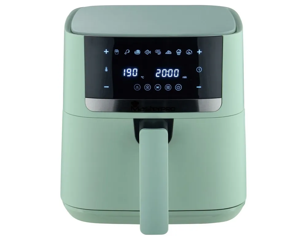 MasterPRO Heißluftfritteuse, 1350 W, mit 8 Programmen & Timerfunktion
