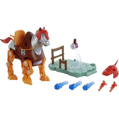 Sammlerstück Stridor He-Man 19 Gelenke 17,78 cm x 26,67 cm Roboterpferd mit Zubehör
