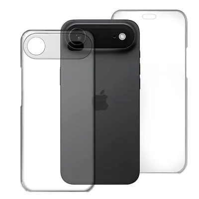 Handyhülle Max Power Digital 360 Grad Doppelseitig Silikon Transparent für iPhone Air
