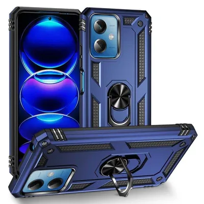 Handyhülle Max Power Digital Magnetisch Silikon Polycarbonat Schwarz Ring für Xiaomi Redmi Note 12 5G