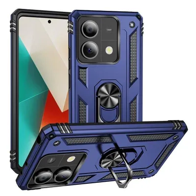 Handyhülle Max Power Digital Magnetisch Silikon Polycarbonat Schwarz Ring für Xiaomi Redmi Note 13 5G