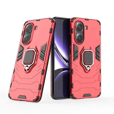 Funda para móvil Max Power Digital Poco X7 Pro Magnética Silicona TPU PC Negro Soporte Anillo para Xiaomi Poco X7 Pro