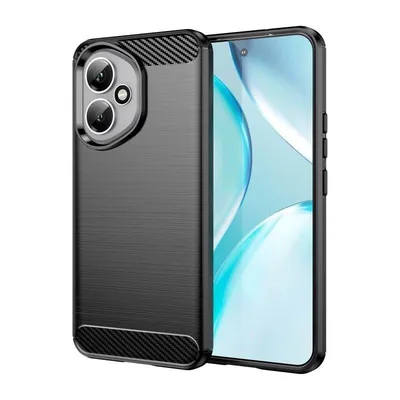 Handyhülle Max Power Digital Carbonfaser Stoßfest Silikon Schwarz für Honor 400
