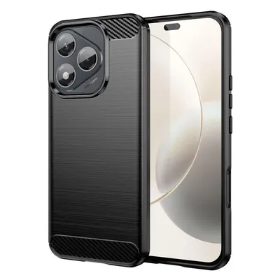 Funda für Handy Max Power Digital Carbonfaser Stoßfest Silikon Schwarz für Honor 400 Lite